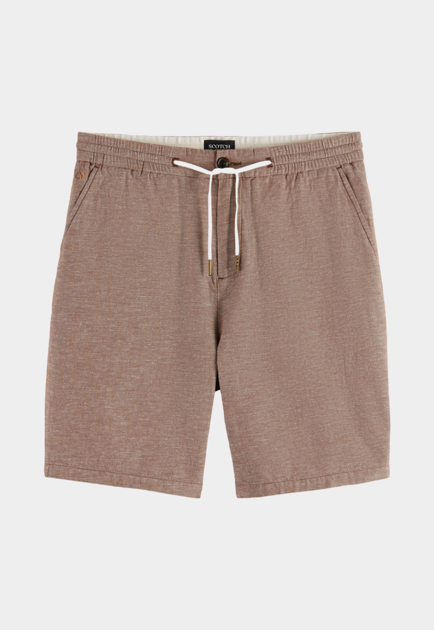 מכנסי פשתן קצרים לגברים Linen